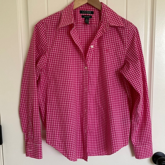 Lauren Ralph Lauren Tops Lauren Ralph Lauren Womens No Iron Button